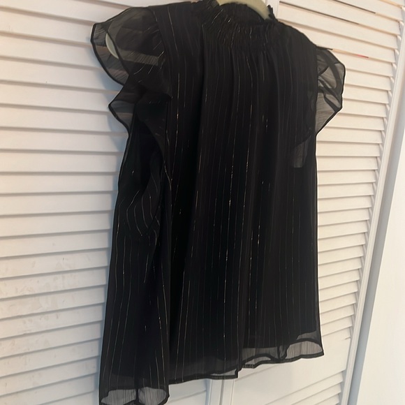 Aqua mock neck top S - Picture 6 of 9